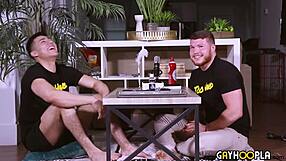 Hairy Otter Receives Straight Jock's Facial In Hot Gay Sex