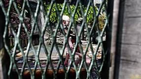 futa aya sucks off chaconne in public park