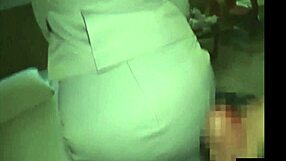 i gave her a facial on her business suit