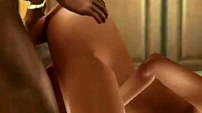 Sioimvu experiences intense stretching orgasm