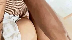 penetrating my petite stepdaughter who cums hard in cowgirl riding