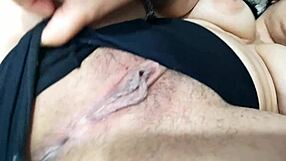 why does the amateur play with her open pussy juices?