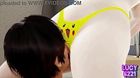 3D adult film with cosplay theme featuring big ass Asian woman