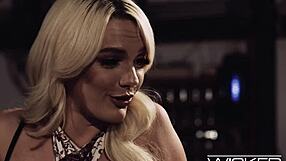 Hot blonde kenna james sucks and rides big dick