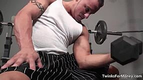 two hot gay twinks engage in hardcore blowjob and sex session