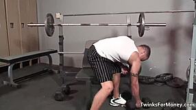 two hot gay twinks engage in hardcore blowjob and sex session