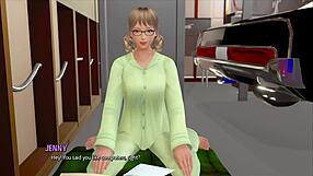 Beautiful women with perfect shapes in a 3D animated porn game