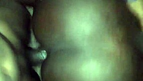 Big booty ebony enjoys some backshots in the scene