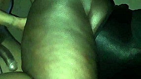 Big booty ebony enjoys some backshots in the scene