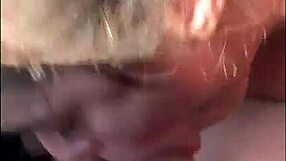 Cumming In Slut's Mouth On Street