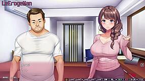 The wife who was left by her husband comes back to her old man for passion - Kaede 32
