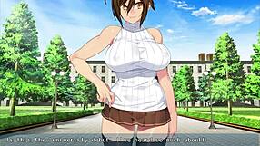 In Kanobitch ep11, she becomes a slut by looking at someone new