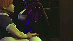 raven tells the story of sucking a big dick in 3d hentai