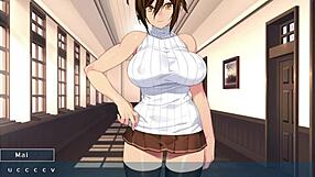 In Kanobitch ep11, she becomes a slut by looking at someone new