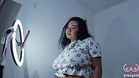 Busty Latina Dances Seductively for Her Brother-in-Law