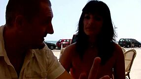 Married Brunette Slut Enjoys Being Naughty At Work With Shaved Pussy