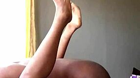 Ebony Milf Takes Backshots and Hard Pounding with Creampie Finish