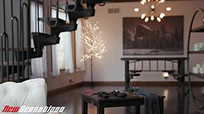 natalia queen is ready to play a fun game with her friends in the backyard