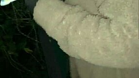 Cracky, the mature slut, forgets about the objects in her shaved pussy during outdoor fun with her friend.