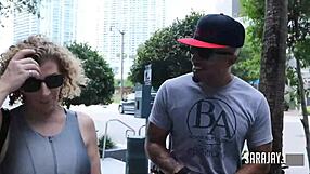 big booty sara jay works out by riding a massive black cock hard