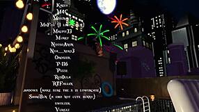 Catgirl Begs for Cock, Gets Creampied Before Fireworks Show