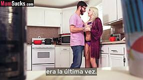 velikoprsna plavolasa milf vara moža s pastorkom v tabu jebi