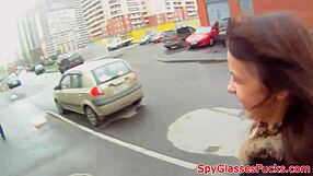 petite babe pov fucked doggystyle in outdoor reality pickup with hidden cam.