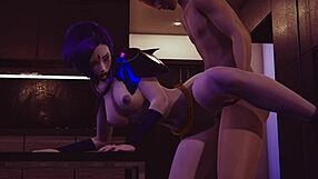 raven tells the story of sucking a big dick in 3d hentai