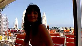 Married Brunette Slut Enjoys Being Naughty At Work With Shaved Pussy