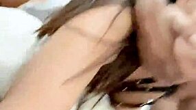 penetrating my petite stepdaughter who cums hard in cowgirl riding