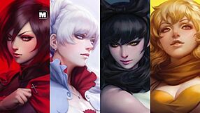 1 ruby et blake vous recueillent et vous dressent rwby hentai joi femdom denial féminisation petplay