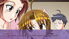 My wife explores a fun anime game with neighbor adventures