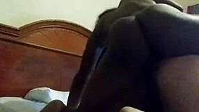 Black Shemale with Monster Cock Pounds Latino Hard and Deep