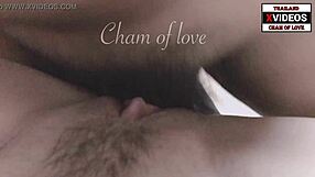 asian girlfriend shows off to guy next door