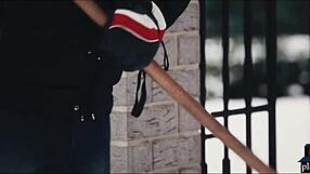 Couple ignites wild passion after frosty snow play