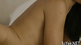 Look at this girl rubbing her tight snatch solo, so hot!