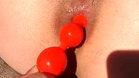 Boyfriend Licks and Sucks My Tight Vagina While Fingering My Narrow Ass with Anal Toys