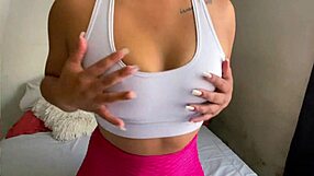 Shy Stepsister Moans Loudly During Intense Blowjob Session