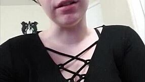 big tiddy goth's humiliating sexting session