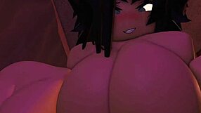 sheer domination with big tits in wild 3d action