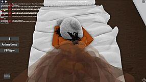 First time ebony amateur bends over!