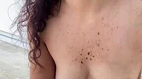 Detailed training session with dildo on hairy pussy leading to intense fucking