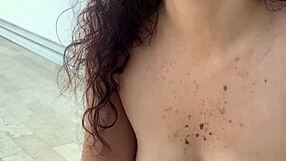 Detailed training session with dildo on hairy pussy leading to intense fucking