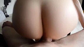 sexy girlfriend takes intense doggy anal from bedroom to kitchen