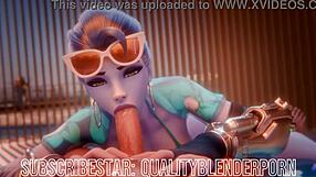 Widow καταπίνει πούτσο στην παραλία, γλείφει κάθε σταγόνα με τεράστια βυζιά και κώλο