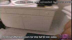 big boobed freaks clean up after double penetration in the shower?