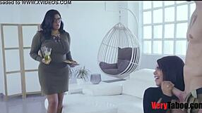 latina stepsisters clash hard before teaming up to share a lucky guy