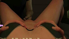 Projekt strast gaming in prstkanje pičke z veliko rito in velikimi joškami plavolasa