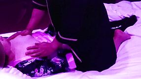 Sex Friend in Kimono Cosplay Climaxes from Handjob