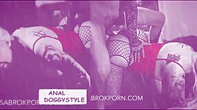 Sabrina Sabrok Receives Cumshot On Huge Tits In Blowjob Compilation